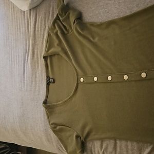 A green summer dress